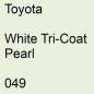 Preview: Toyota, White Tricoat Pearl, 049.